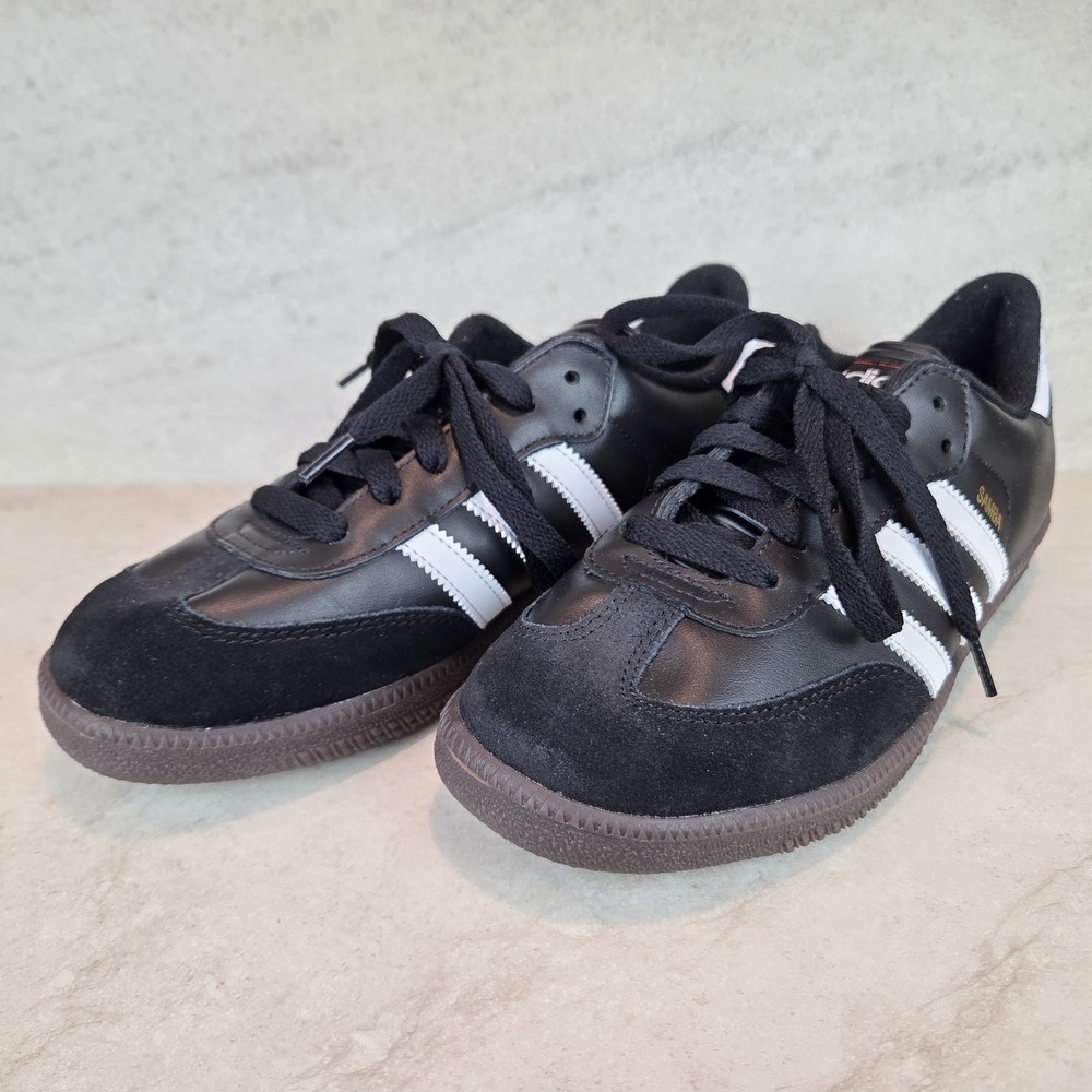 Adidas Samba 036516 SIZE US 6 YOUTH Kids Indoor Soccer Shoes Black Gum Sneaker - Picture 7 of 11